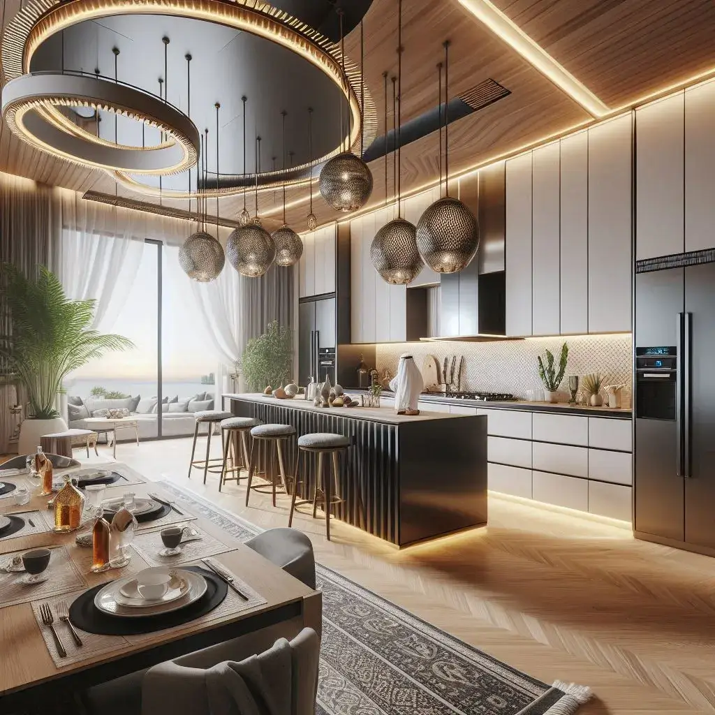 Modern Saudi kitchens with kitchen detailing 4	